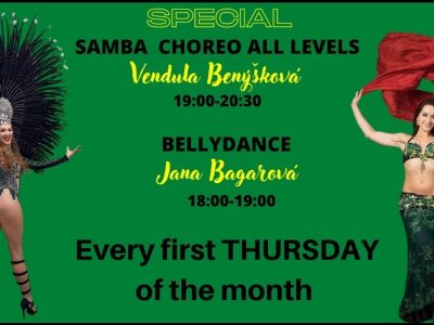 SAMBA CHOREO & BELLYDANCE ALL LEVELS